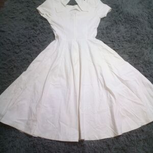 Chic White Midi Dress for Women